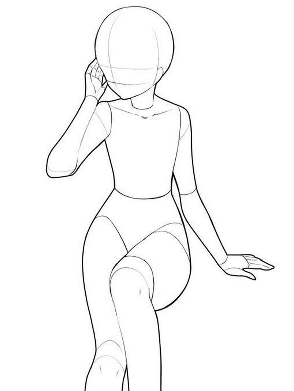 人体动态绘画参考,千姿百态的人物不怕不会 1000 人体动态线稿合集快