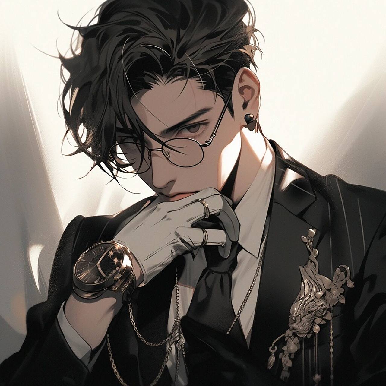 总裁头像风 灵感来源大勋花 他真的不是第一天这么帅的