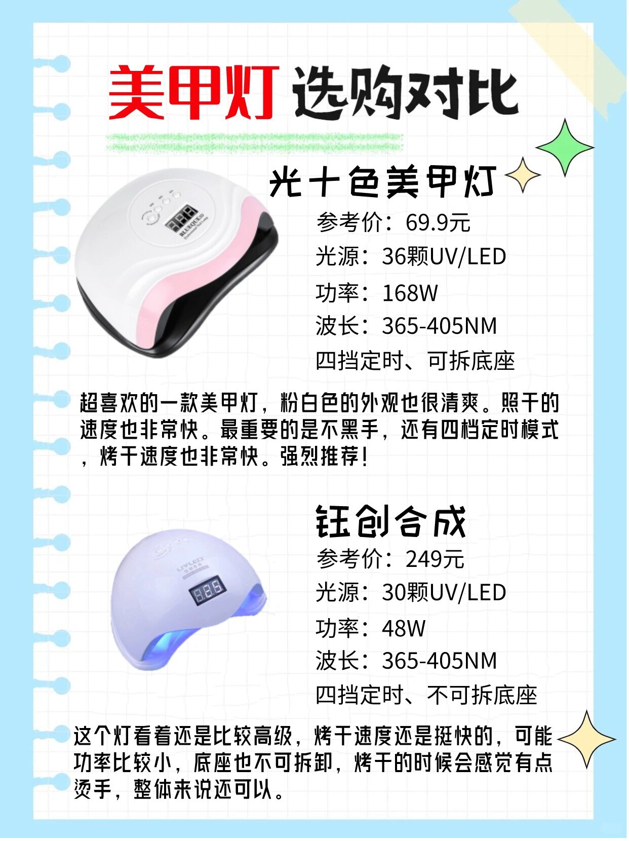 led美甲灯保姆级攻略