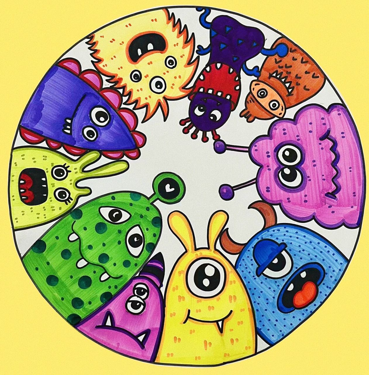 儿童画|创意美术|怪兽大学 电影90:《怪兽大学》 《怪兽大学》(英语