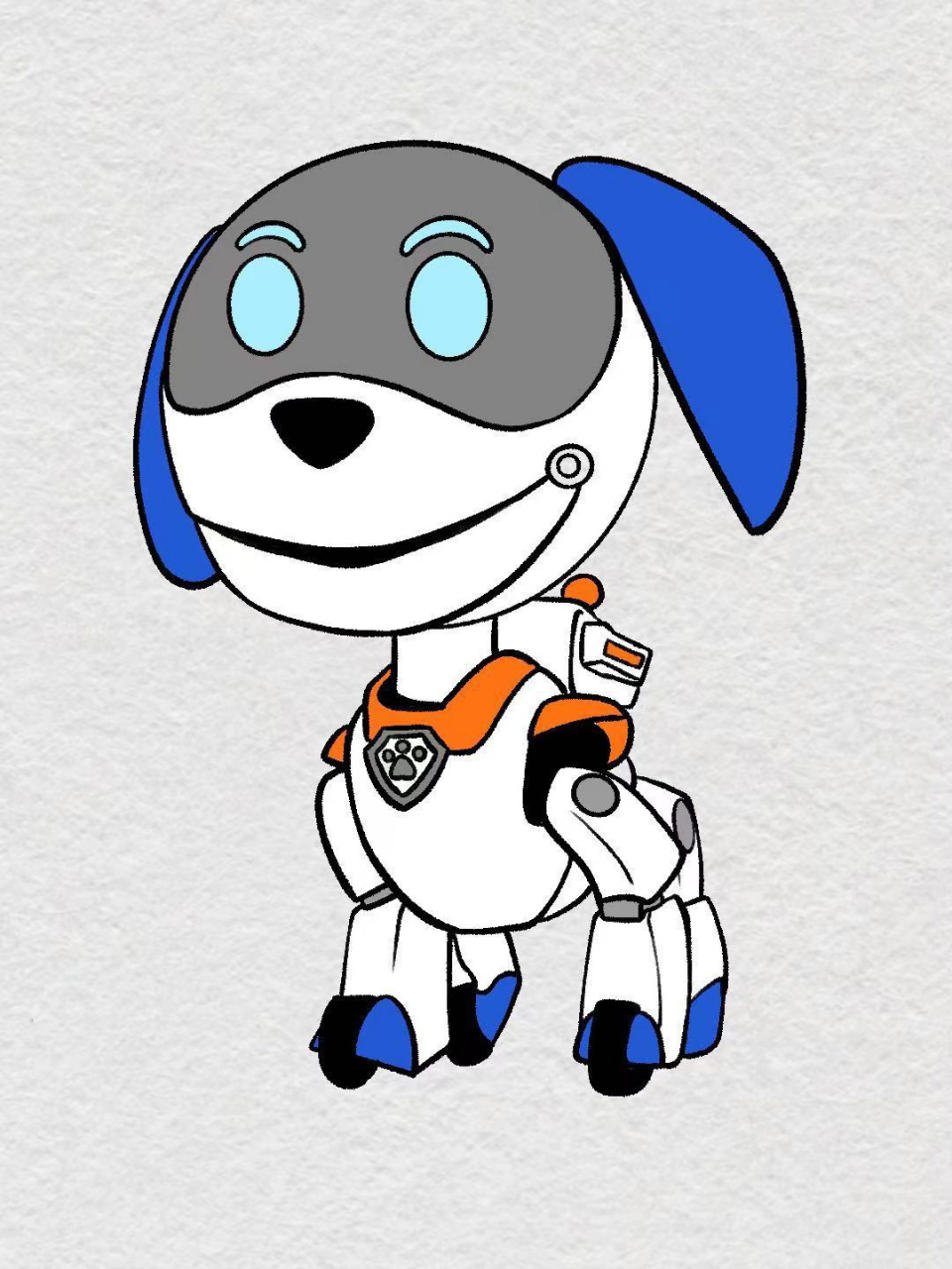 关于机械狗的国产动画图片