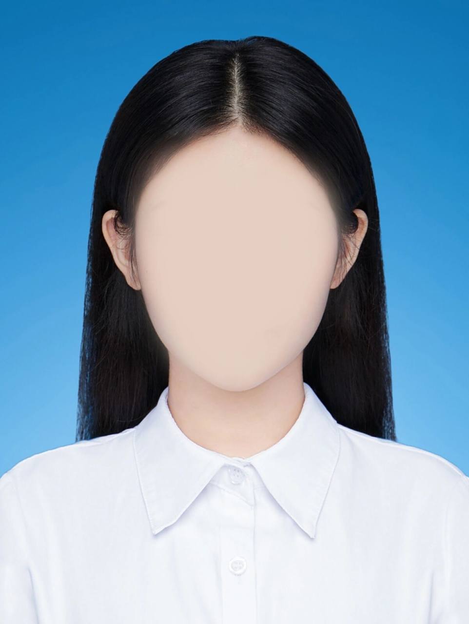 需要蓝底的要求可修图 最近需要交蓝底证件照的姐妹可以试试这些模板