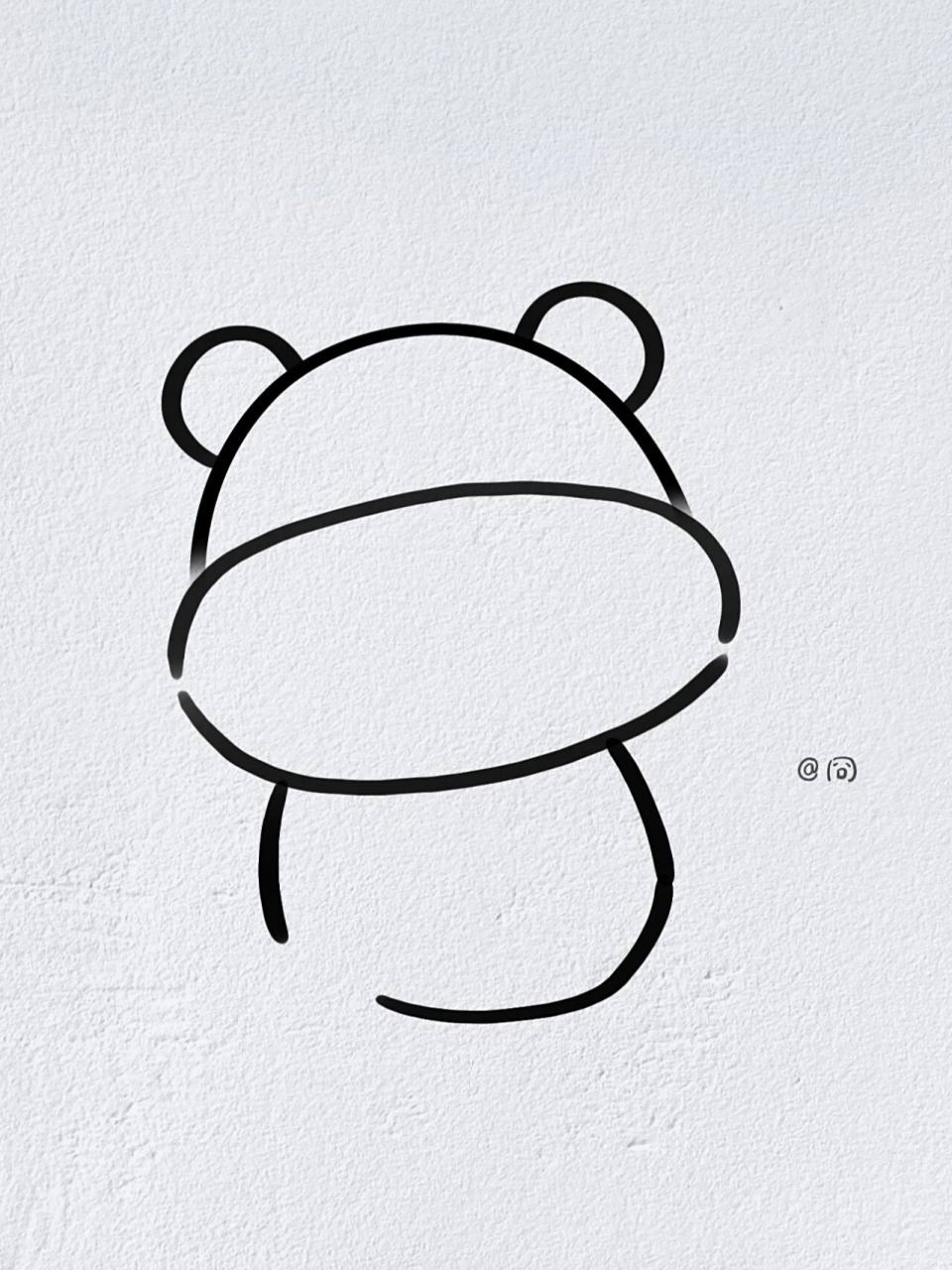 动物简笔画之可爱的小河马(内附过程图)