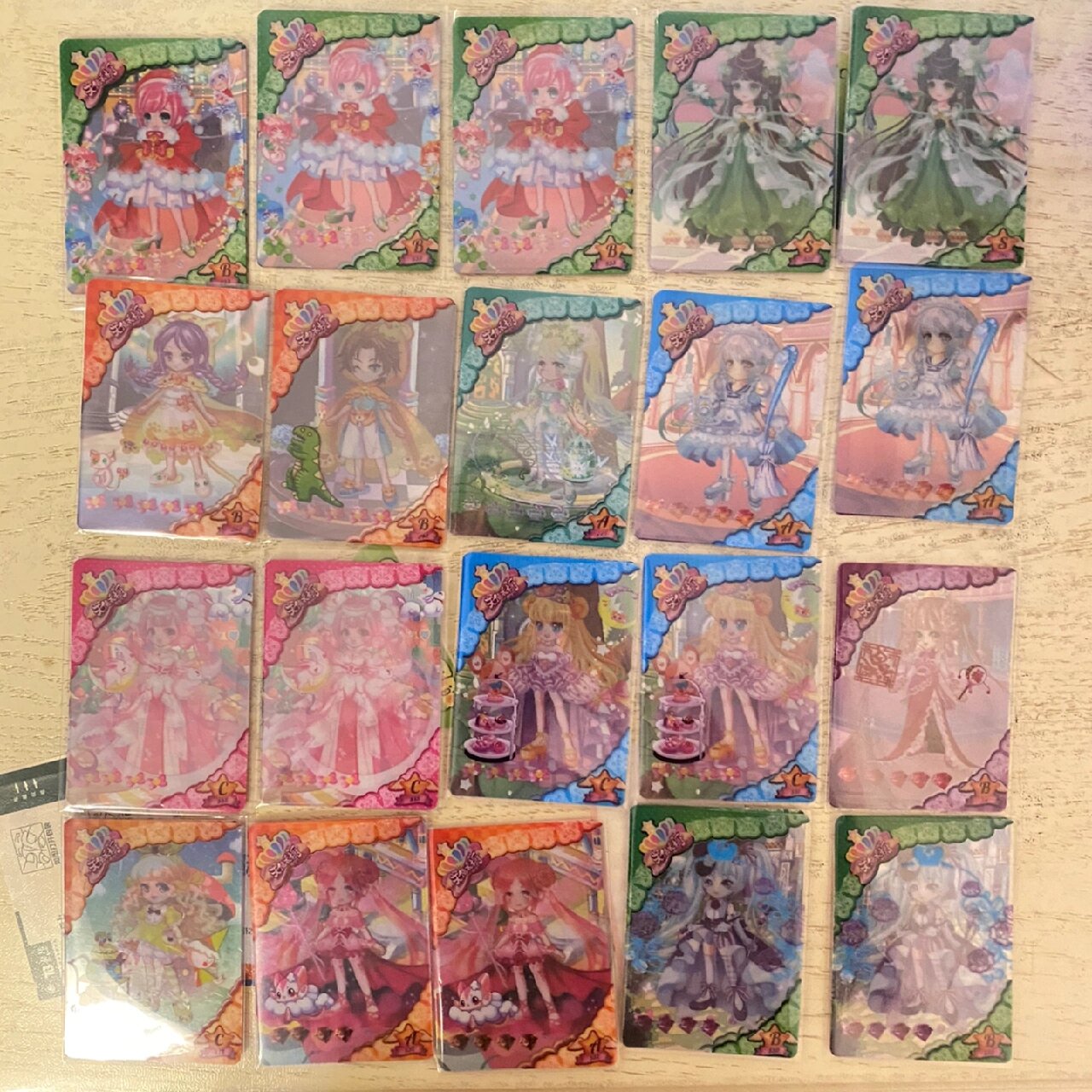 出奥比岛天使衣橱换装中古卡片 出奥比岛天使衣橱换装卡   中古卡片