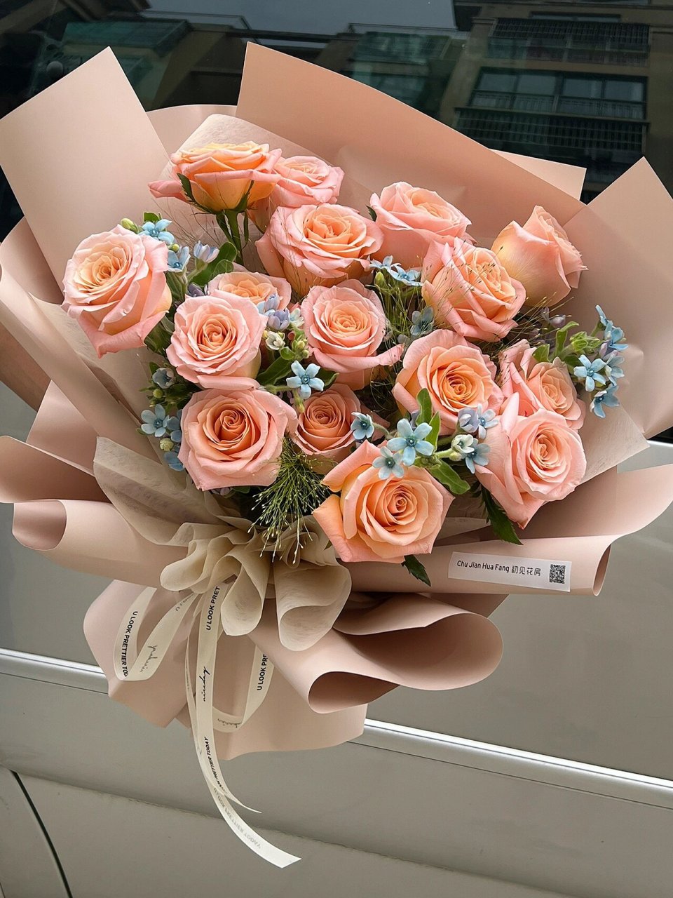 微光玫瑰花礼 七夕情人节花礼!生日花礼!