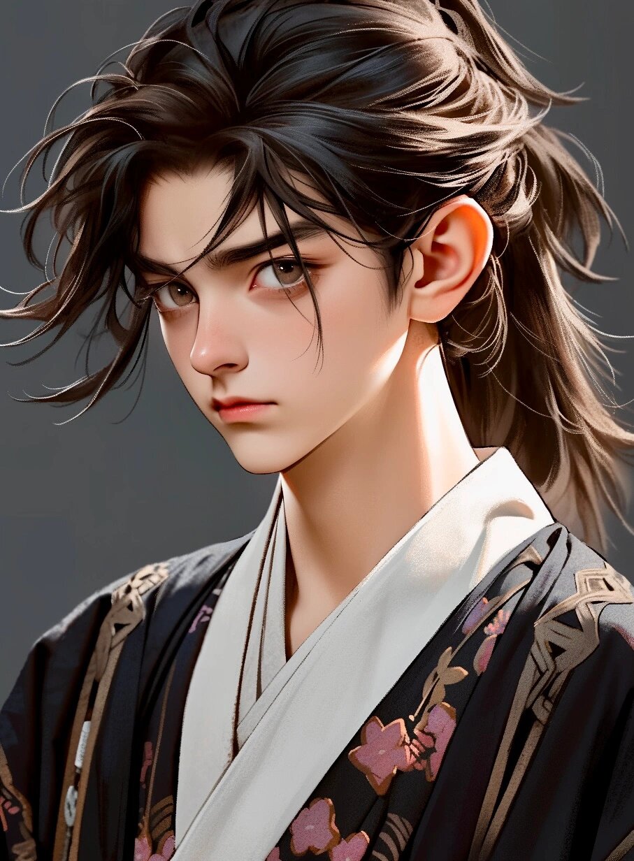 ai头像|古风男生头像 忧郁之美 有时,爱也是种伤害,残忍的人,选择伤害