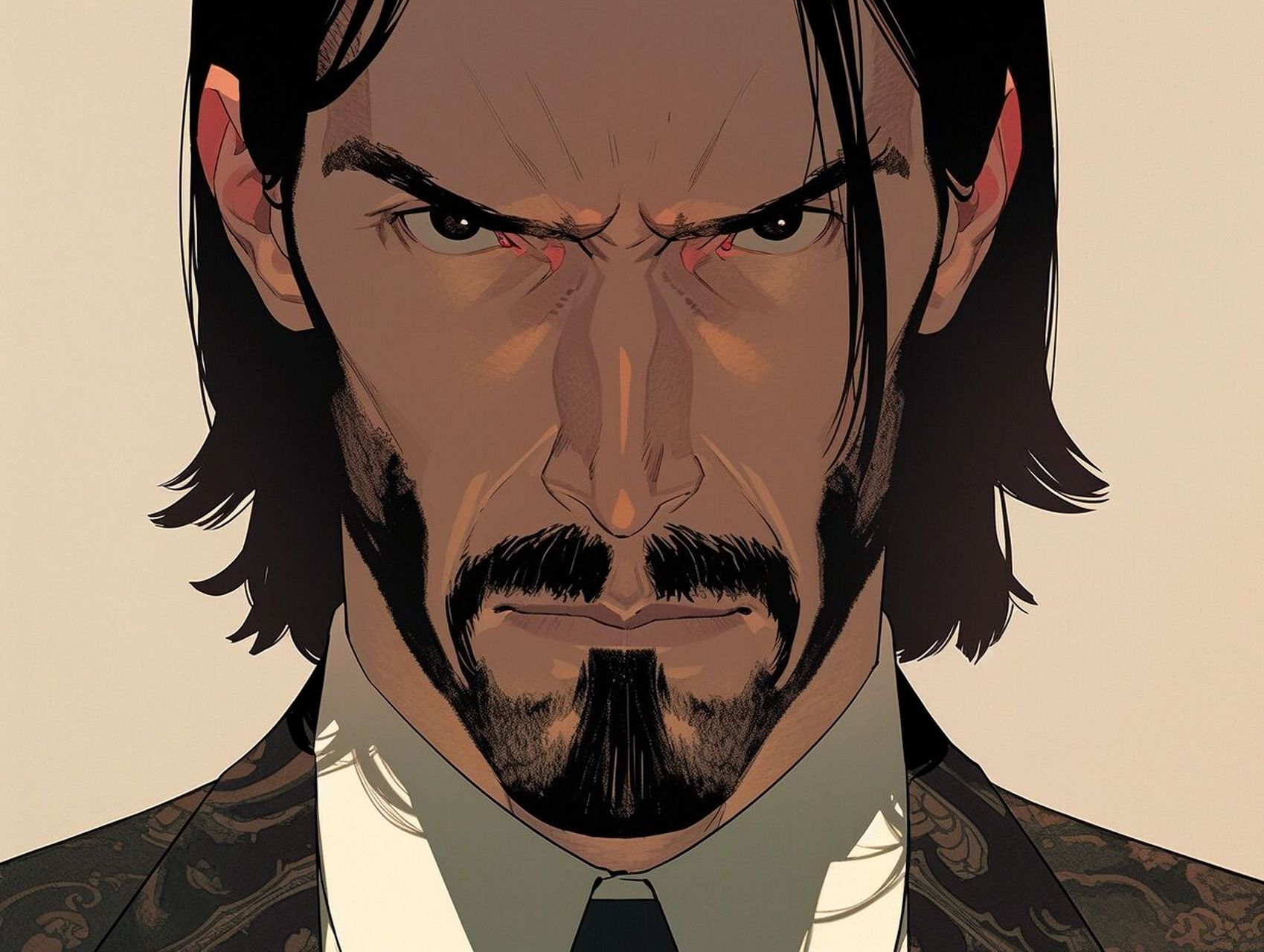john wick 狗狗大复仇,评论附上prompt