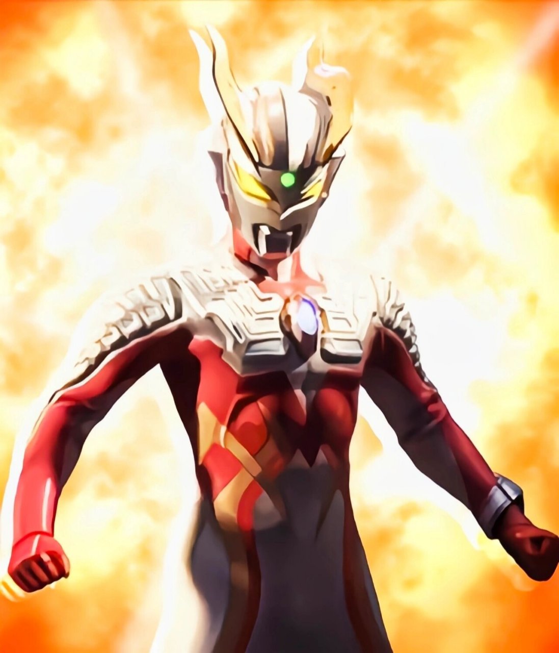 日冕,灼燃强壮躯体 赛罗奥特曼壁纸第六弹:日冕强壮型赛罗 "这就是从