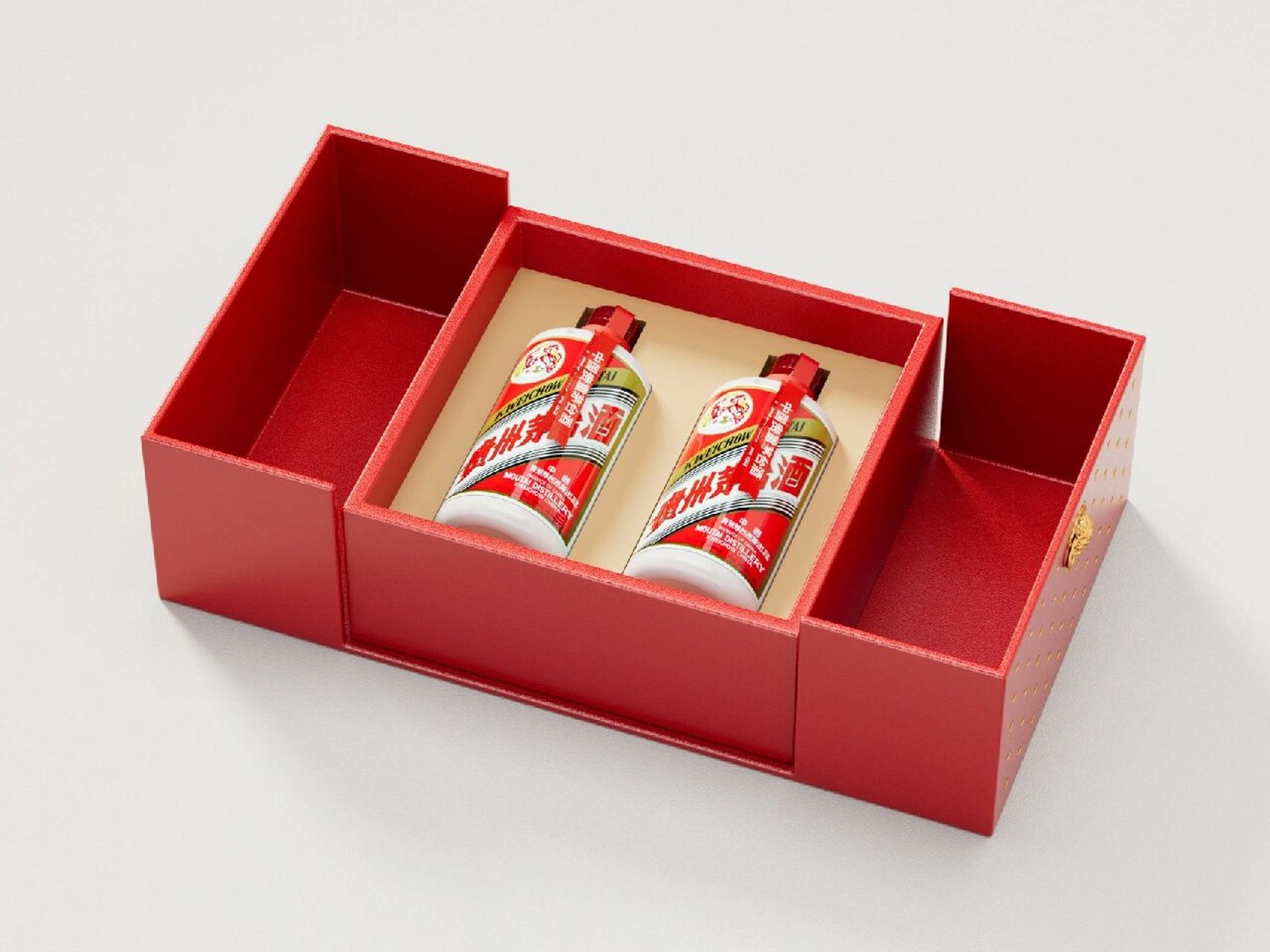 文创高定礼盒飞天茅台酒白酒收藏包装盒 灵感来源于皇宫大门设计原形