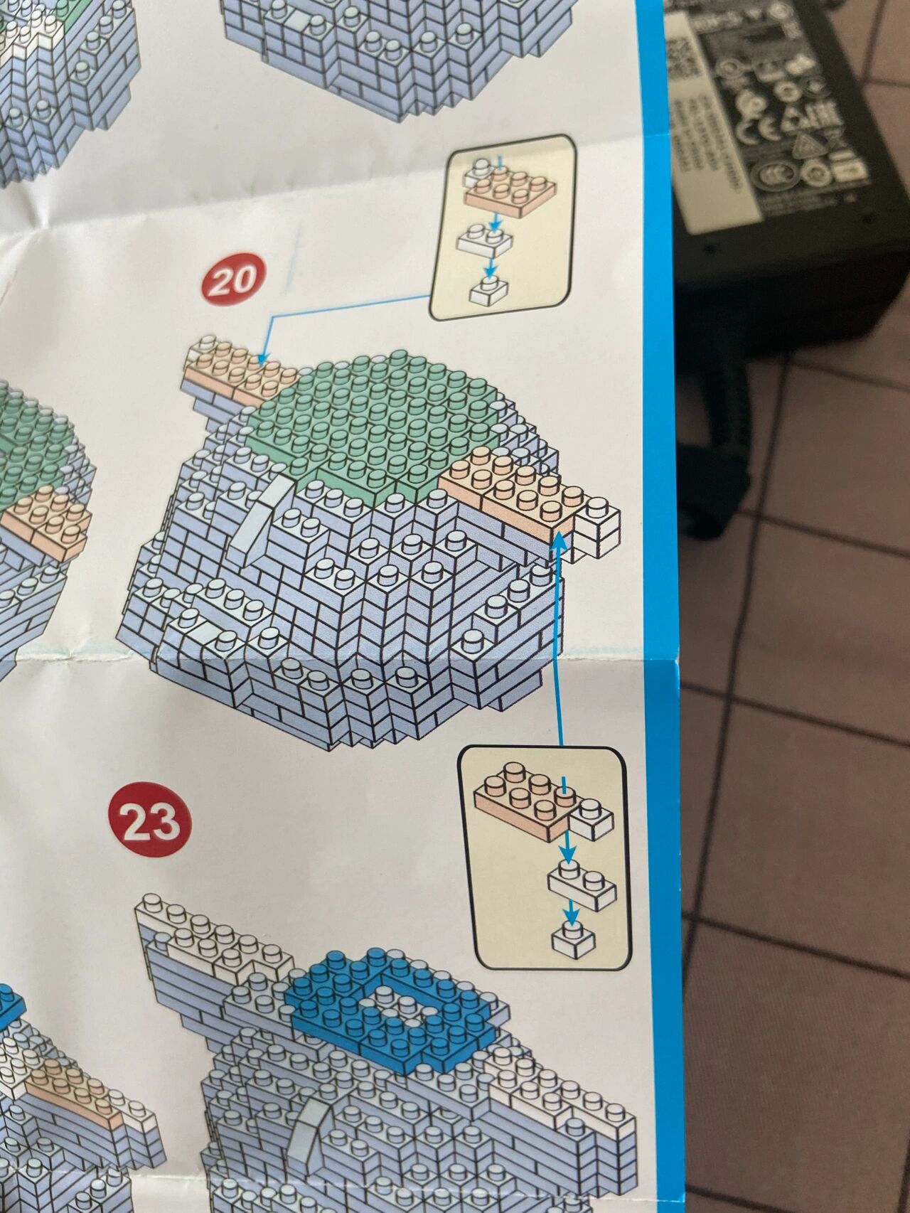 杰拉托尼积木详解图 其中18和20有详细步骤 丢过一次图才知道把图拍