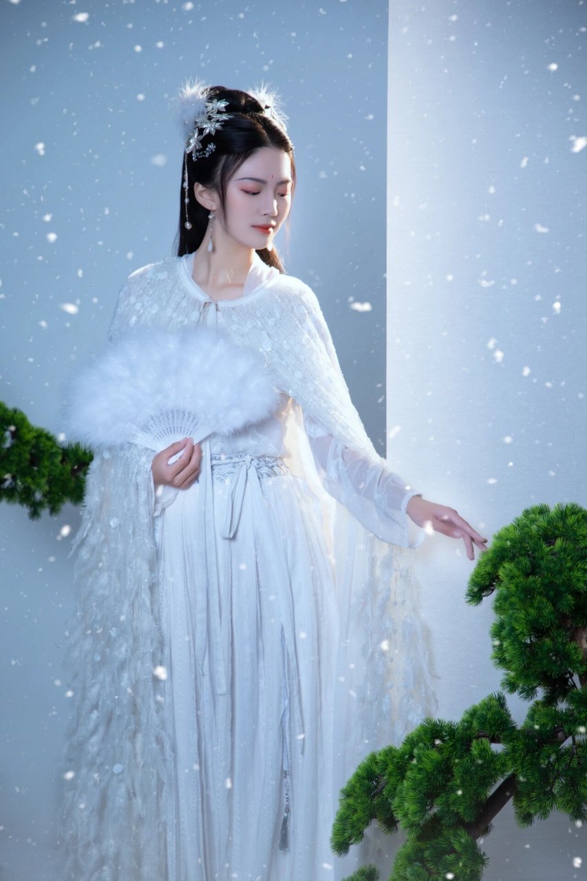 99%的仙女都在打卡唯美古风雪景写真78 9292风格:唯美|古风