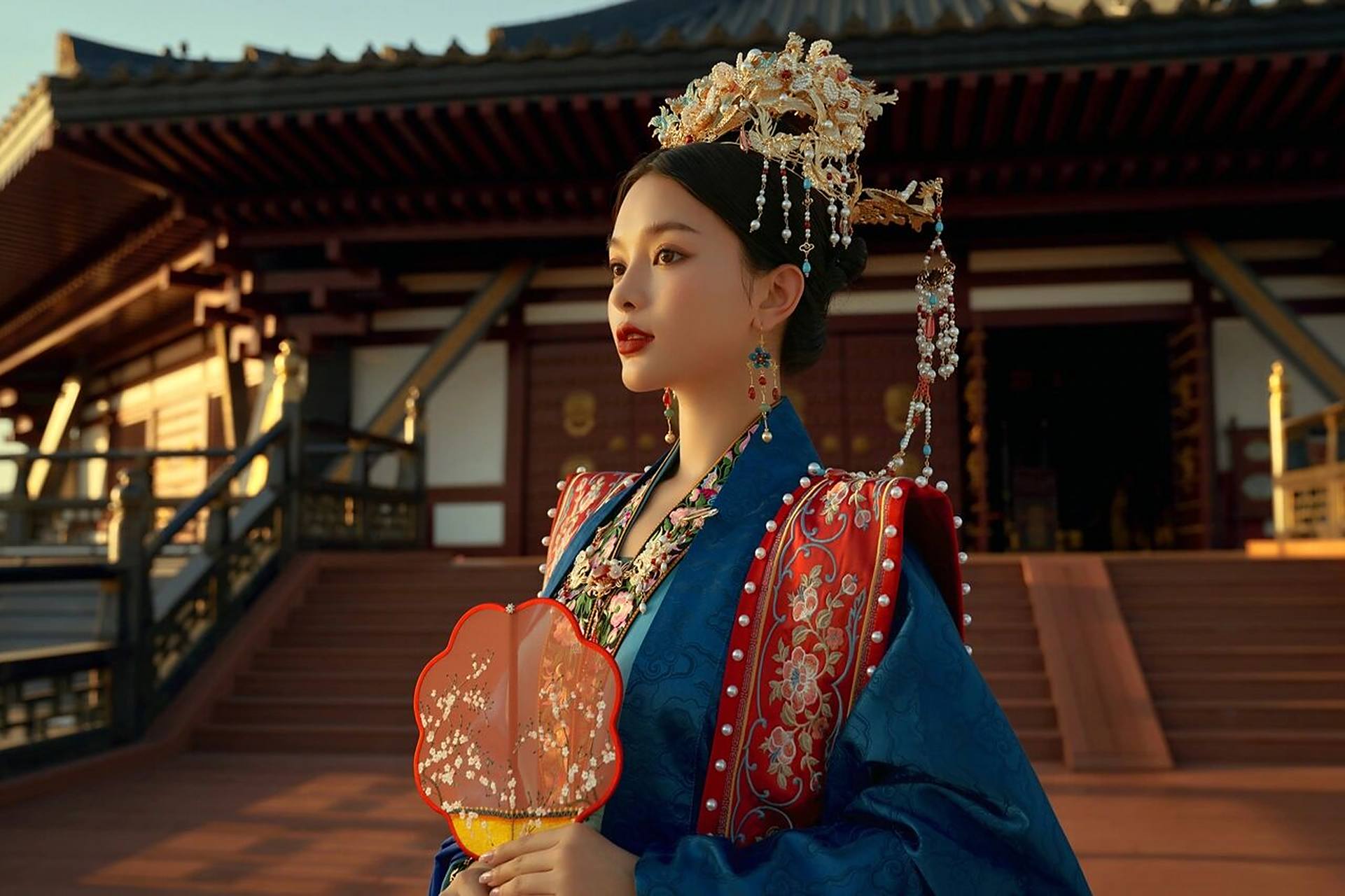 50年都看不腻的古装婚纱照92华丽的像女皇 古装婚纱照|汉服婚纱照