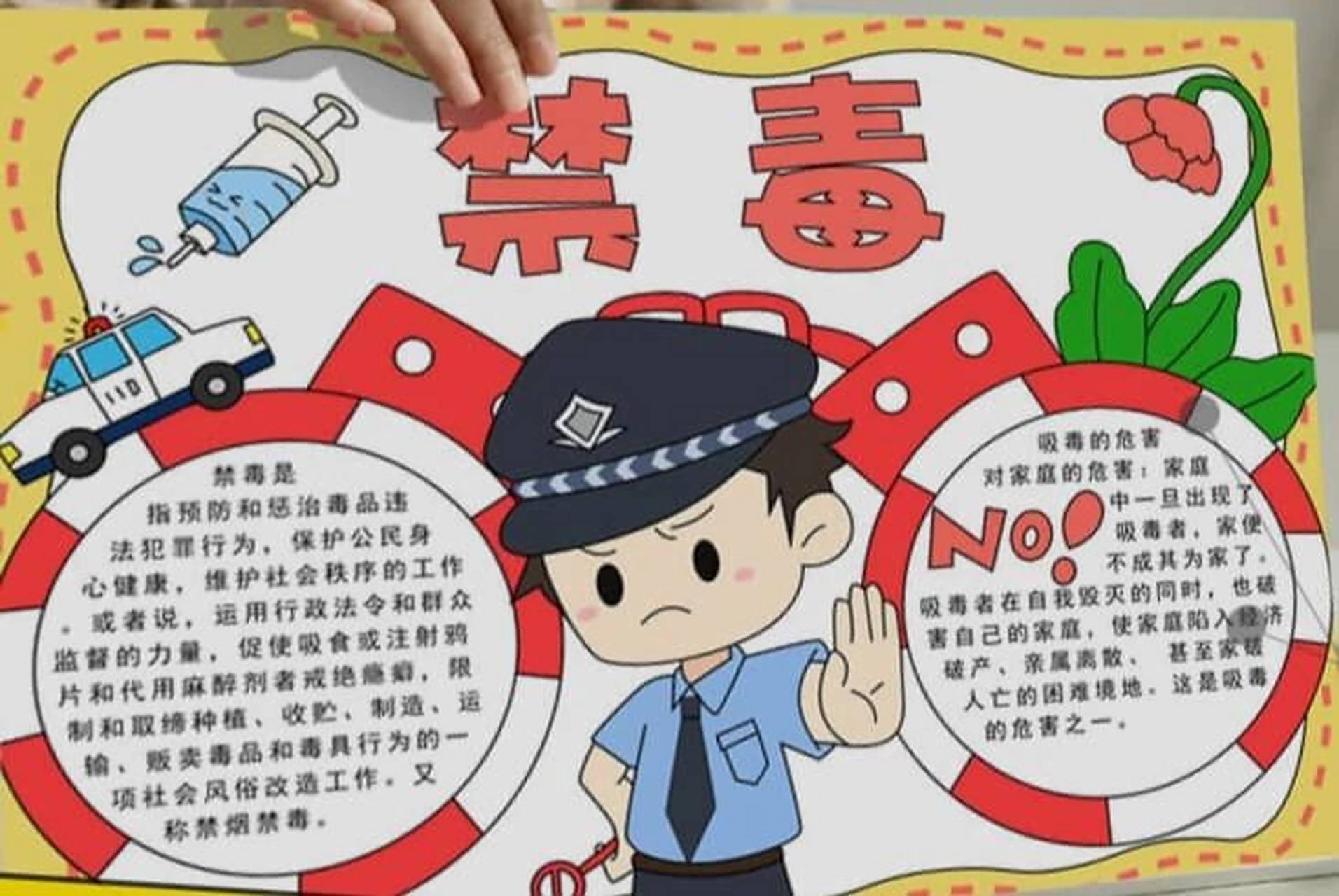 禁毒手抄报
