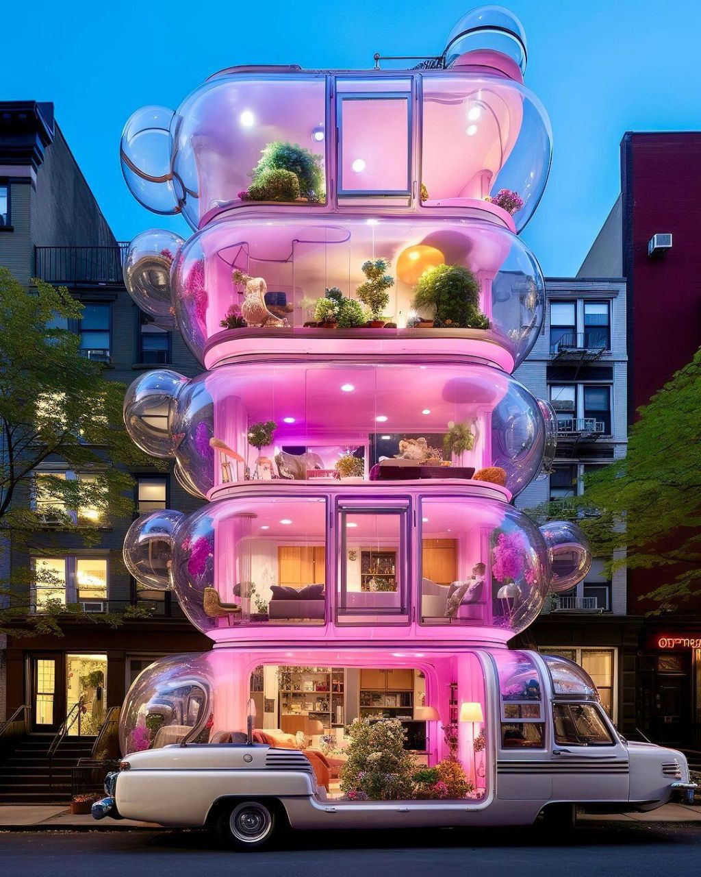 harshdeep araora艺术家 想象一下,乘着一辆迷人的房车,装饰着微妙的