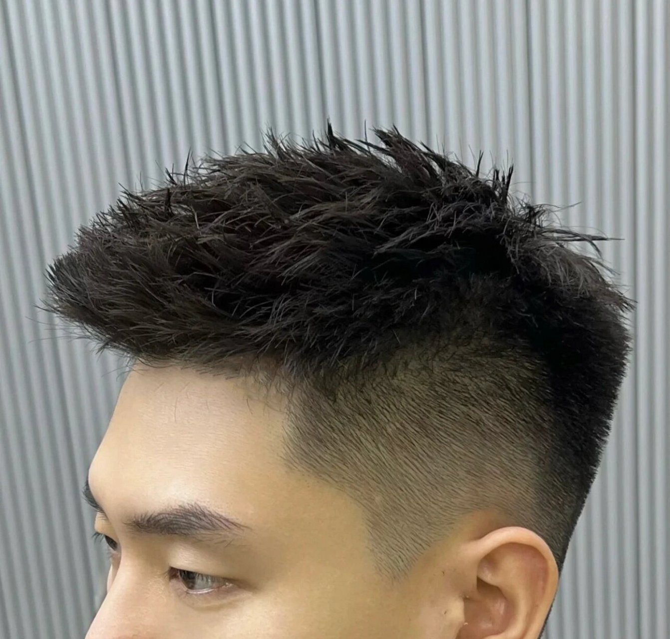 男士前刺免打理发型 精神干净男生必备发型 免打理男士发型,   整体