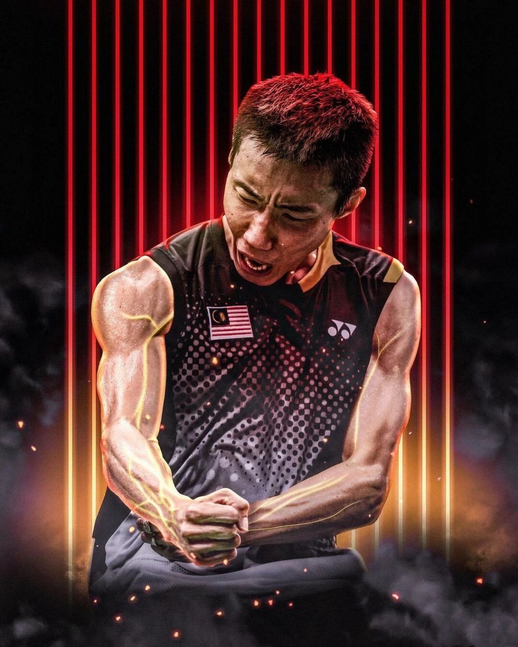 分享一波羽毛球壁纸～拿督 如果不是伤病,林李大战也许还能多战几个