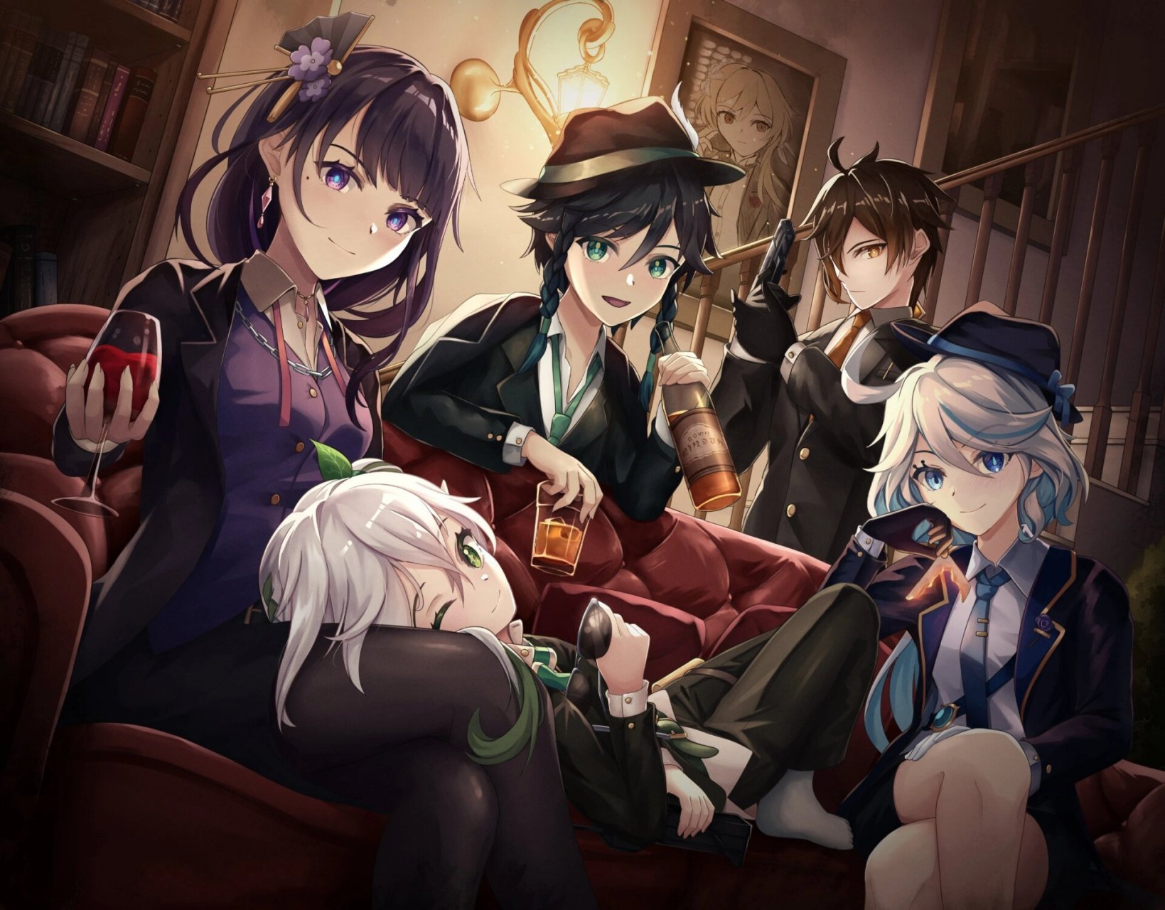 五神同框 原神不知不觉已经来到第五个国家了