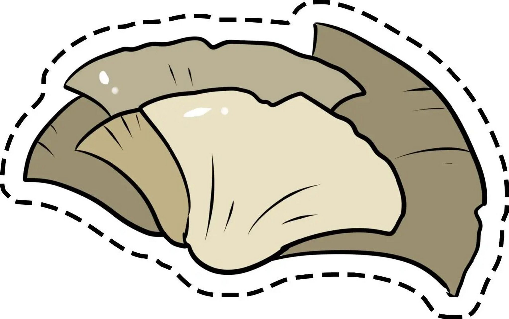 卡通蔬菜剪纸素材