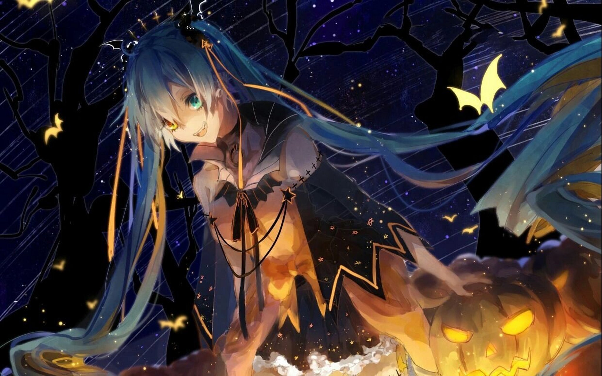 初音未来-横屏壁纸   用电脑和ip的miku粉可以看下哦