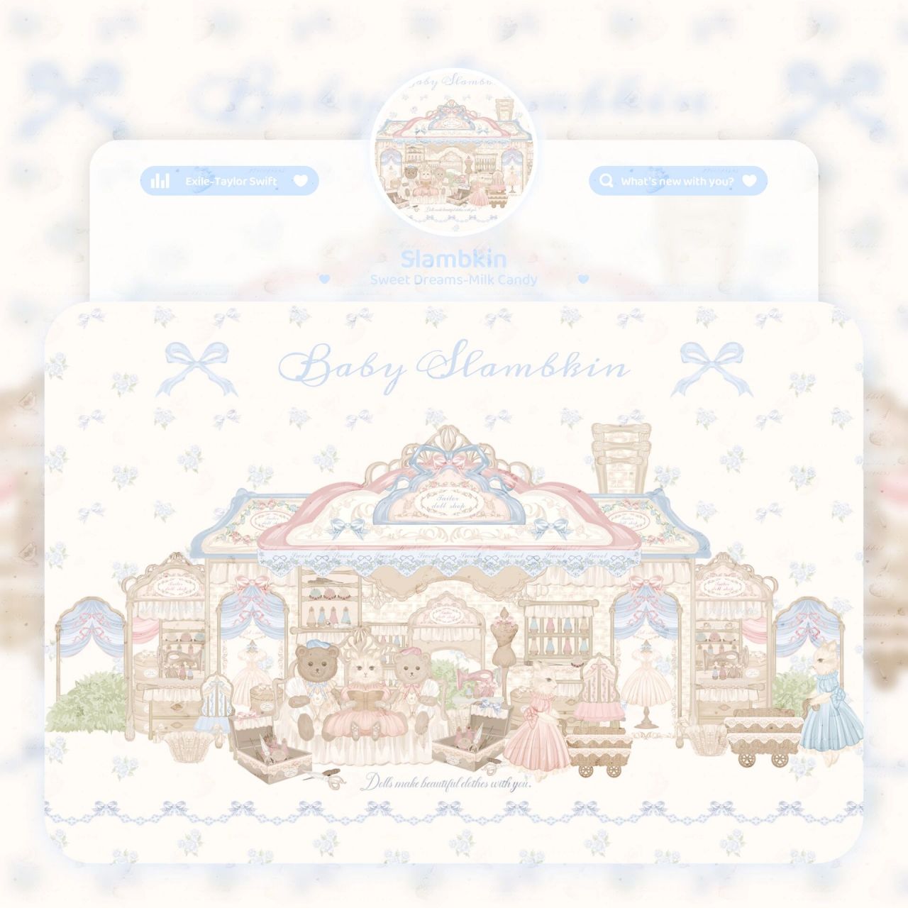 半屏背景ipad壁纸 蓝色版的来咯 半屏背景 ipad壁纸都适用