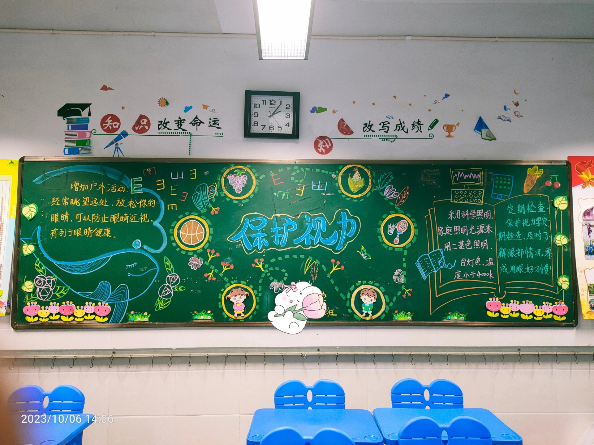 爱眼护眼黑板报