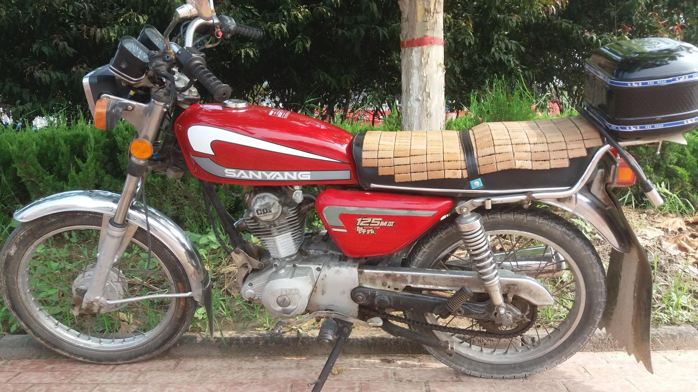 我迎来了一辆三阳野狼cg125,这辆摩托车曾经是我年轻时的瑰宝,是我