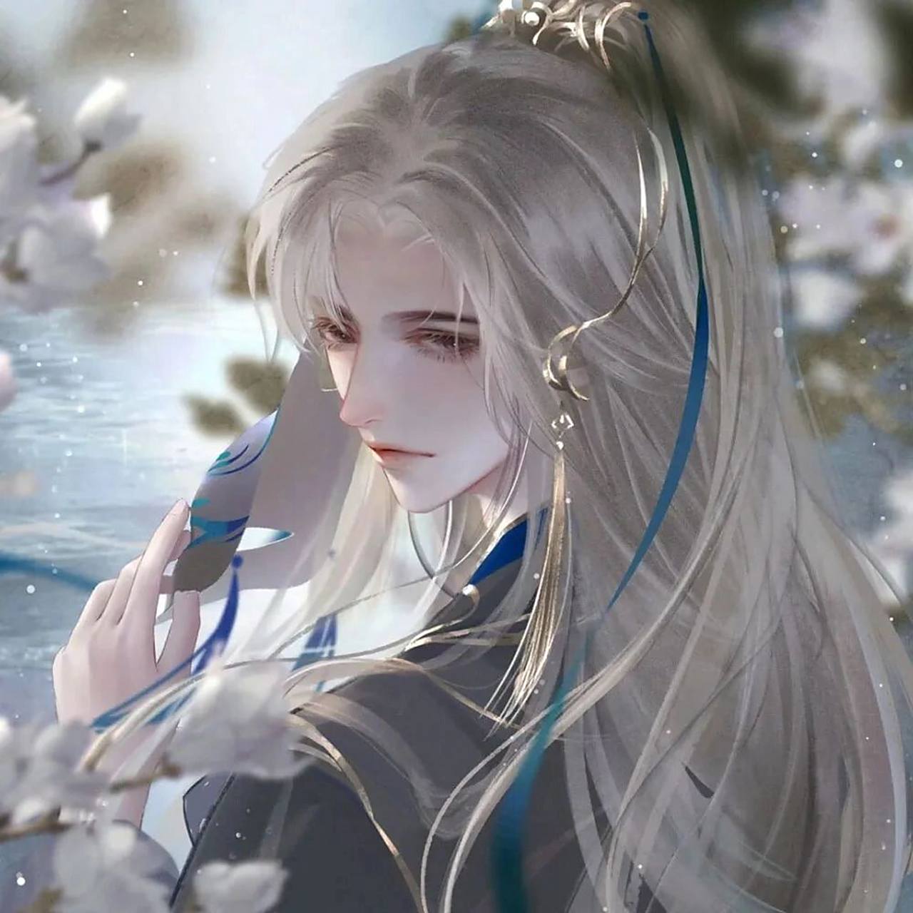 男生头像    古风头像 长发男生 也可以这么美,确实有点逆天.