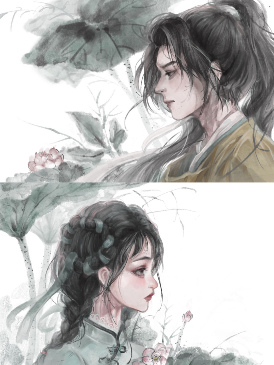 曜x西施 正是江南好风景 落花时节又逢君 王者荣耀/西施/诗雨江南