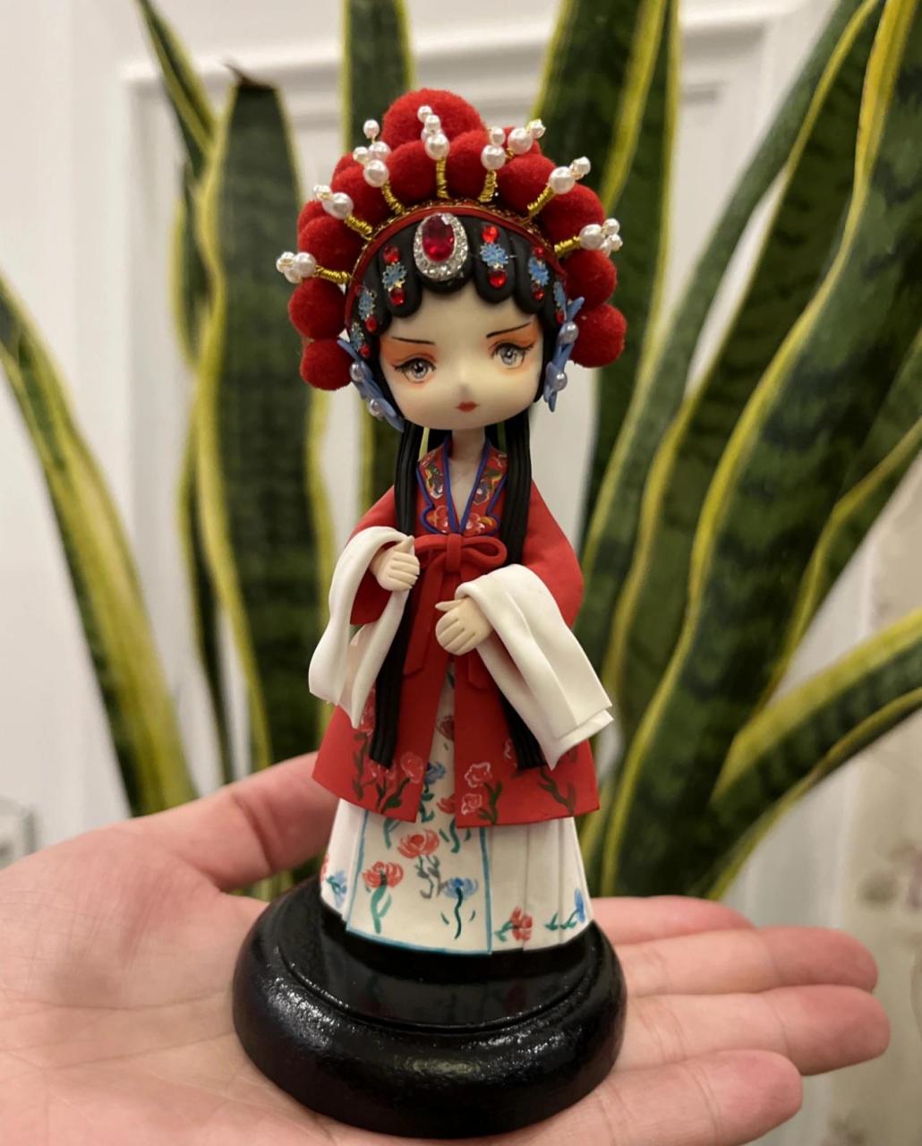 超轻粘土|京剧戏曲娃娃q版