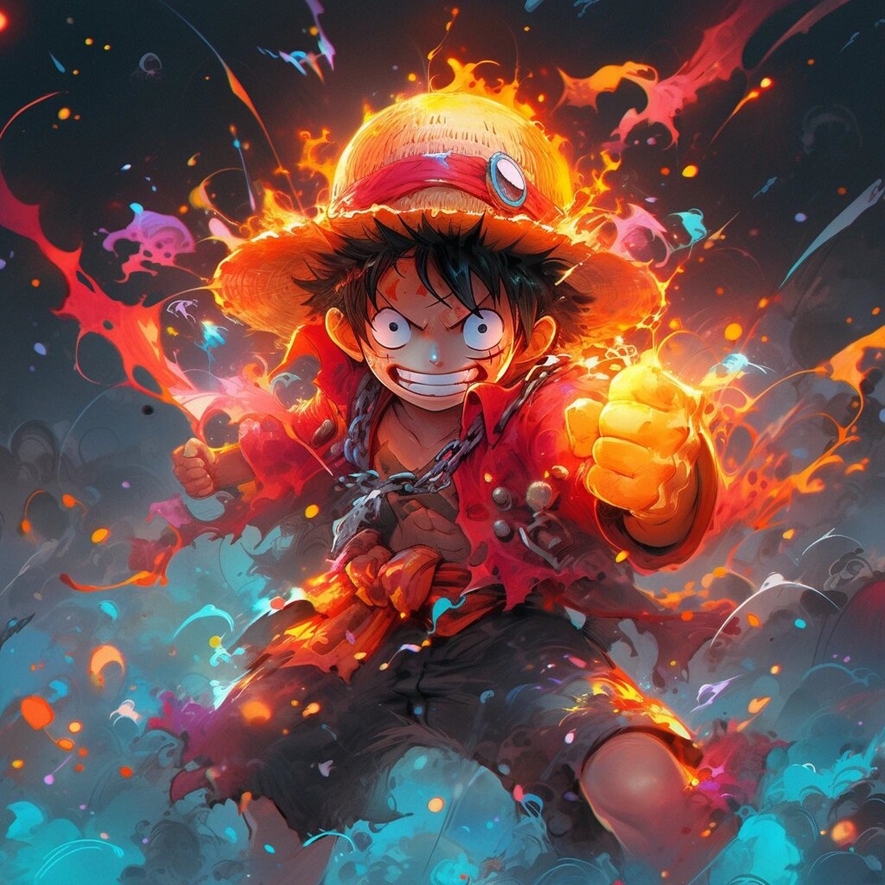 🏴‍☠️🍖 海贼王路飞系列头像 这个系列的头像以路飞为