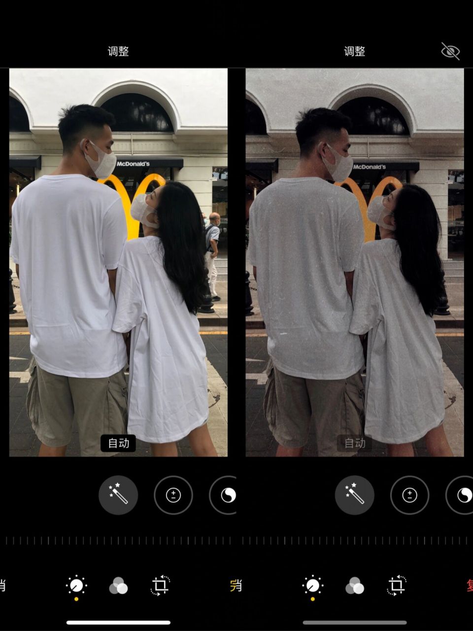 155&180身高差情侣拍照|电影感 戴着口罩也可以拍出电影感 —— 95