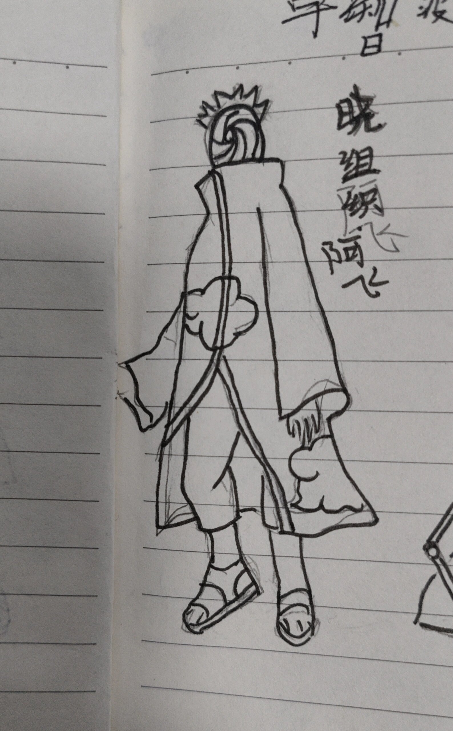虎皮面具,破面带土和红夜之刃.