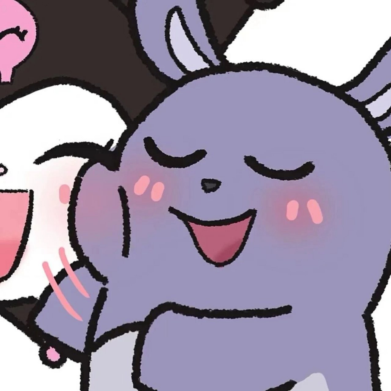 库洛米情头分享来喽 也太太太可爱了吧#头像分享# #情头# #情侣头像