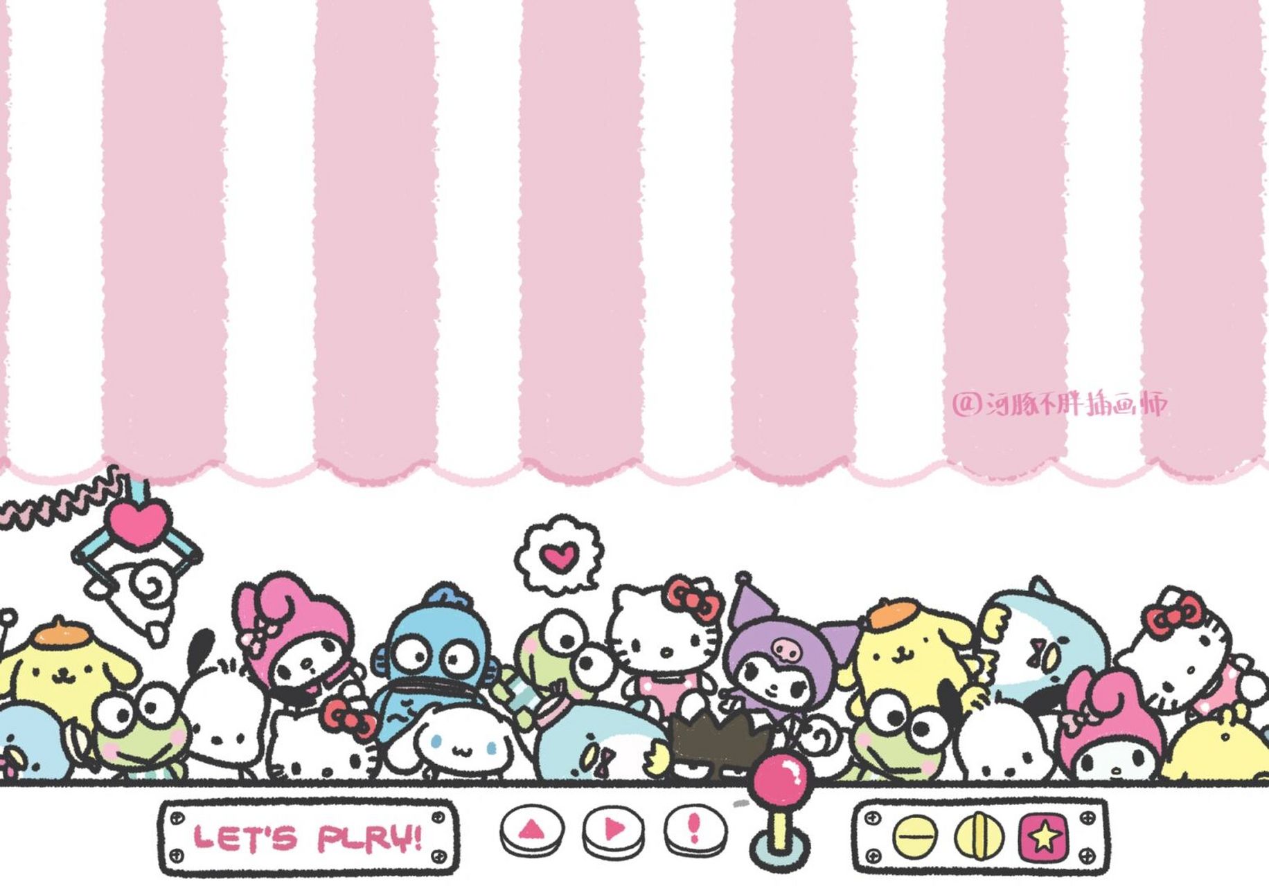 kitty电脑/ipad壁纸 早起的鸟儿有虫吃本期第3张图绘画素材来源于第5