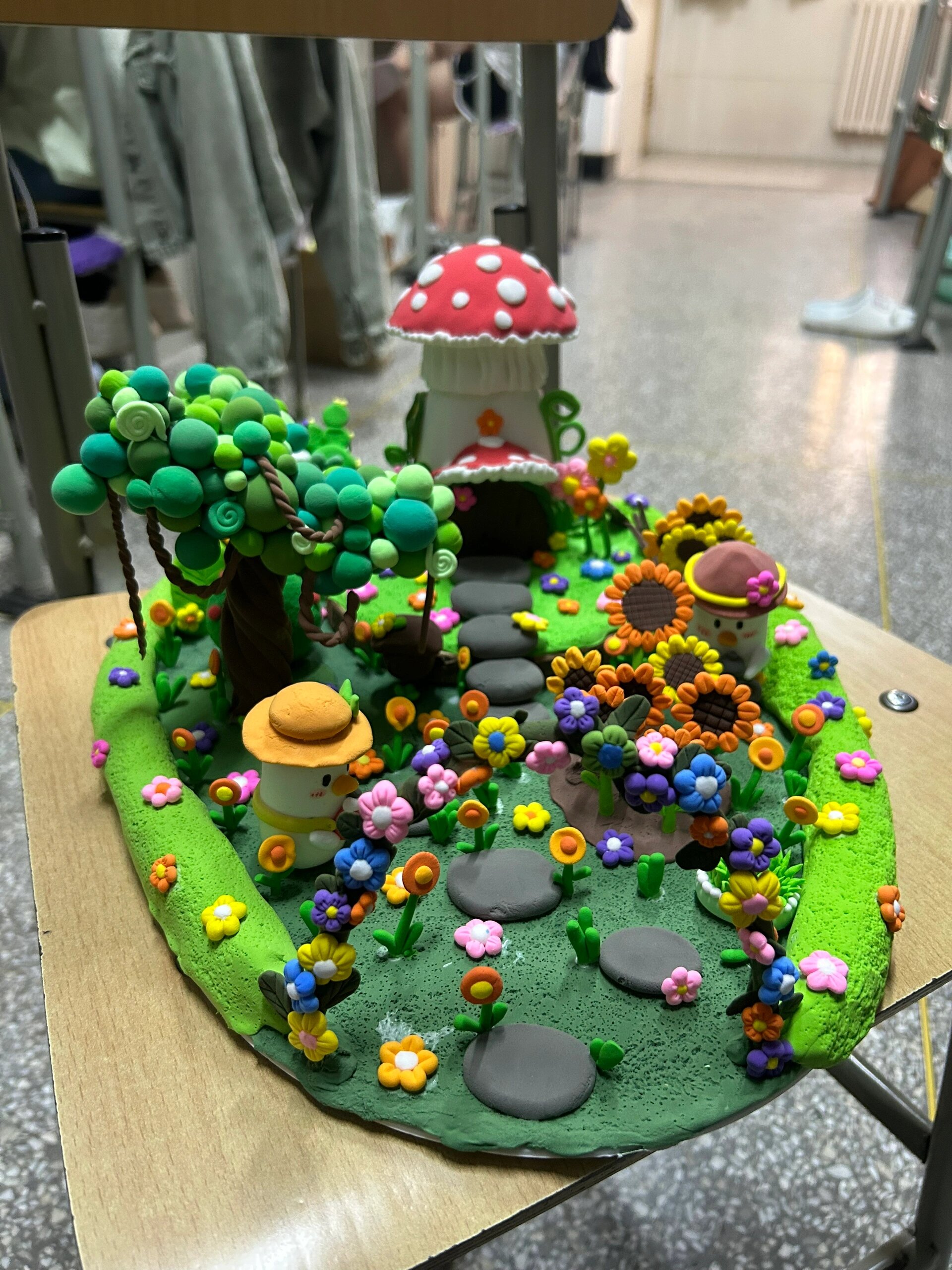 超轻黏土景/小鸭子的院子