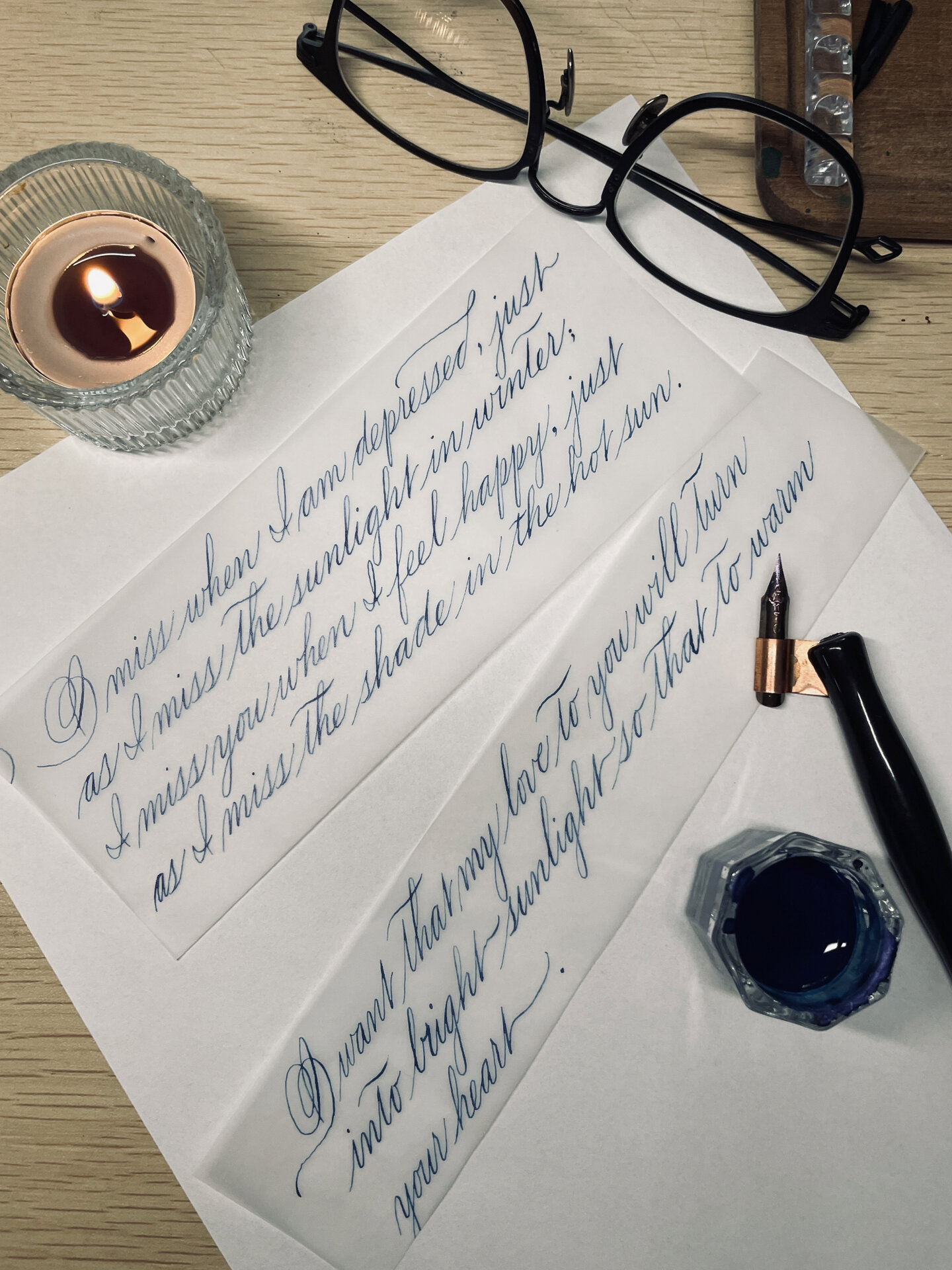 英文花体字练习|今日份情书9412.20 61工具?