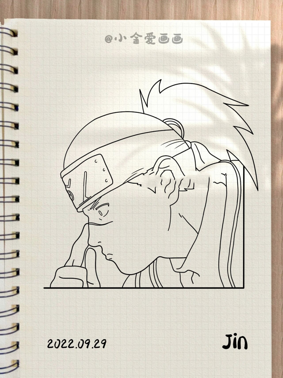 火影忍者简笔画教程11|伊鲁卡 ★未经允许92盗图/商用,谢谢7815