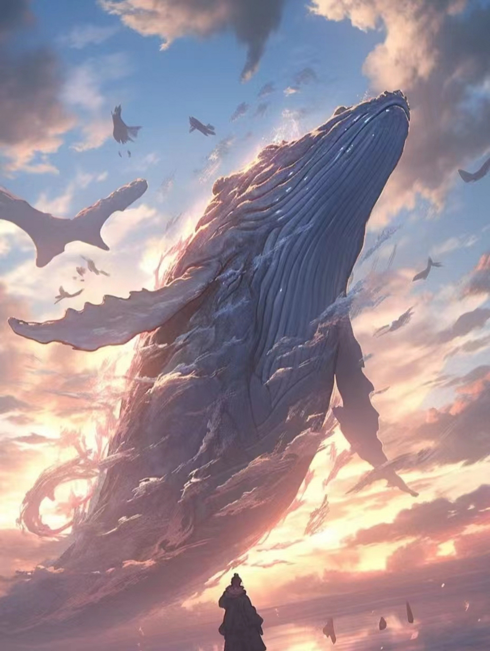 鲲之大,不知其几千里也;化而为鸟,其名为鹏.