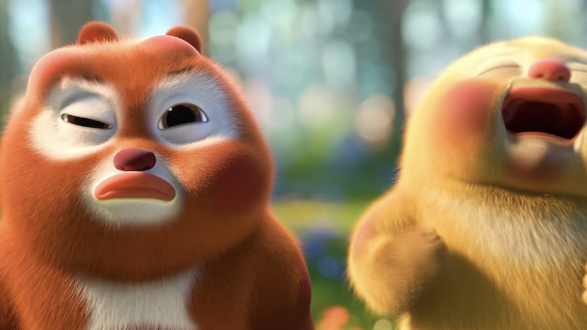 好想rua 熊大熊二小时候怎么这么可爱啊