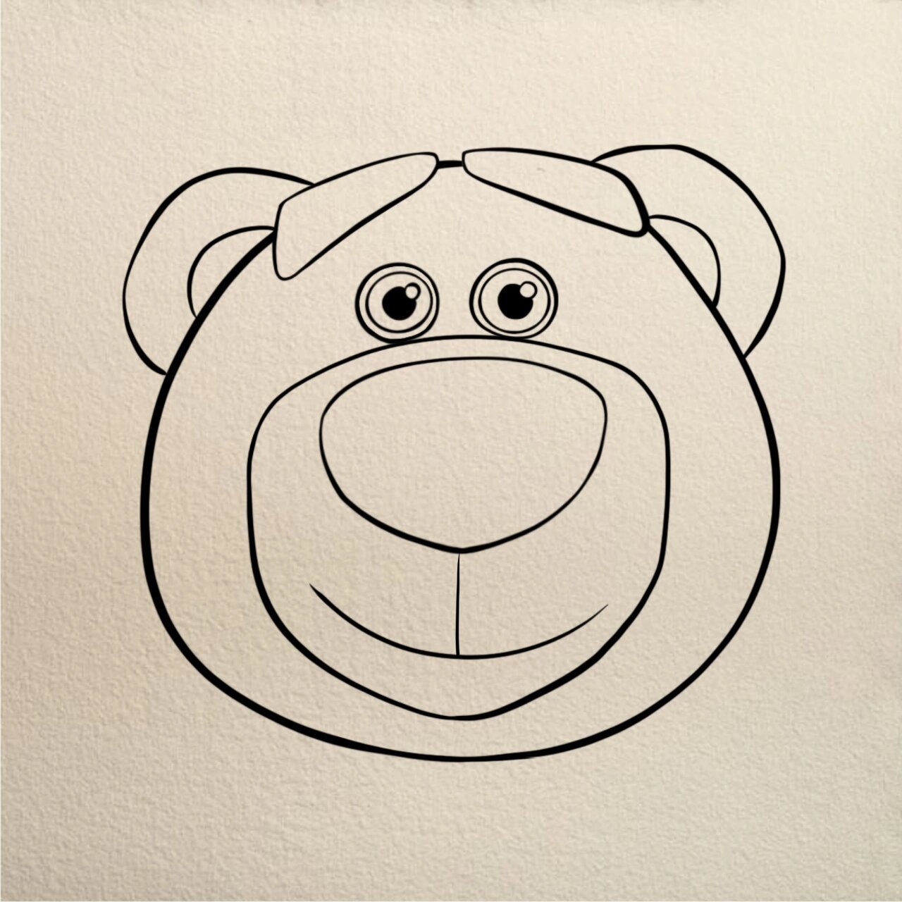 简笔画91草莓熊 91上次有姐妹想看草莓熊的 9