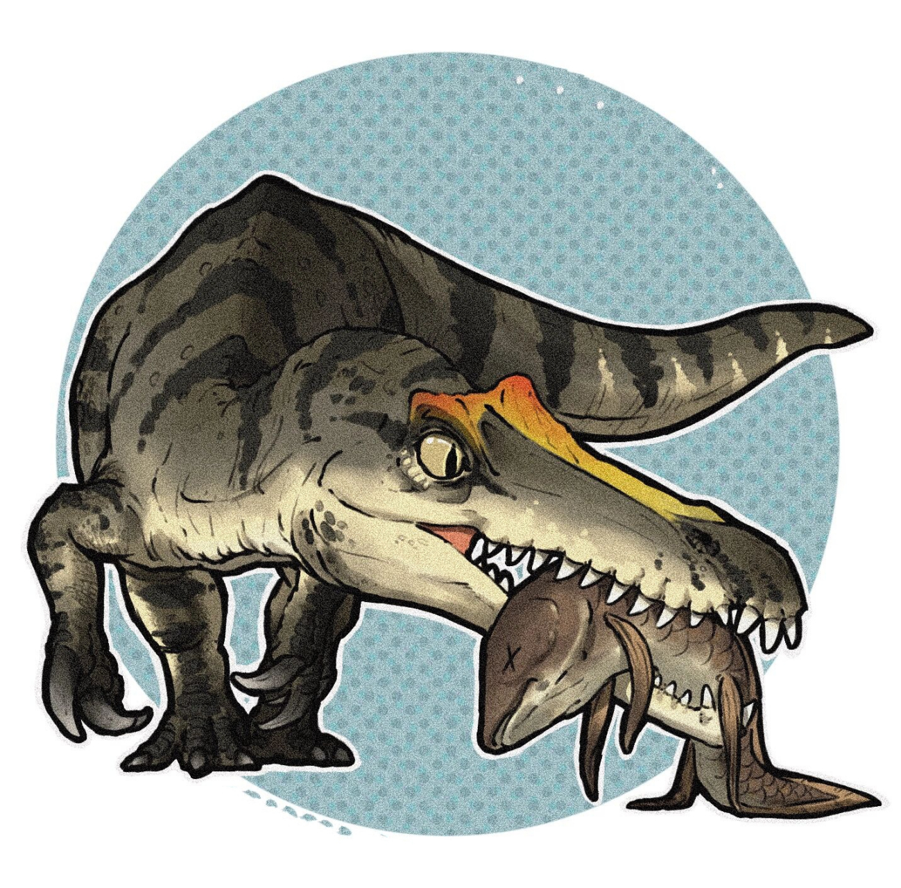 画个古生物第三十三期——似鳄龙 似鳄龙来啦接下来还是不专业科普,如