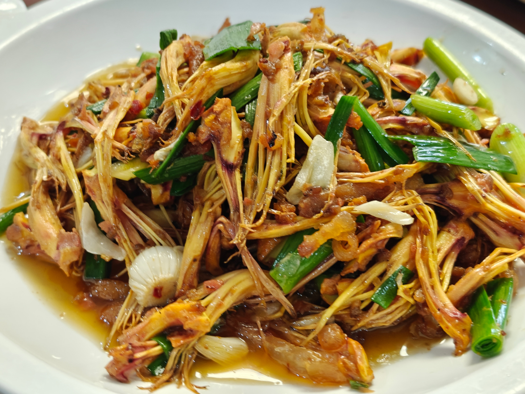 攀枝花花蕊炒腊肉,哈哈,稀奇不?