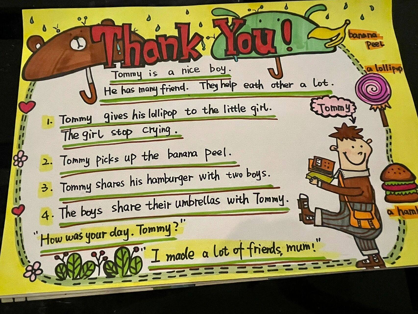 英语绘本手抄报