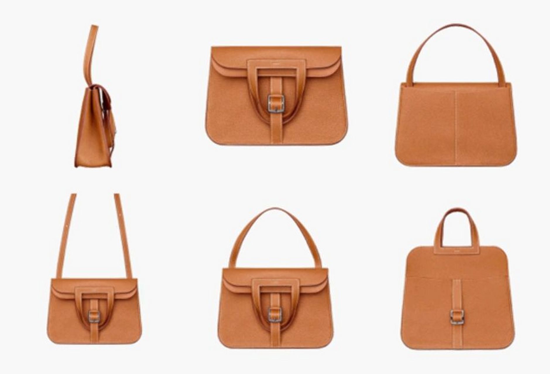 halzan哈赞/hermes爱马仕 halzan包款发布于2014年,包型的设计是向