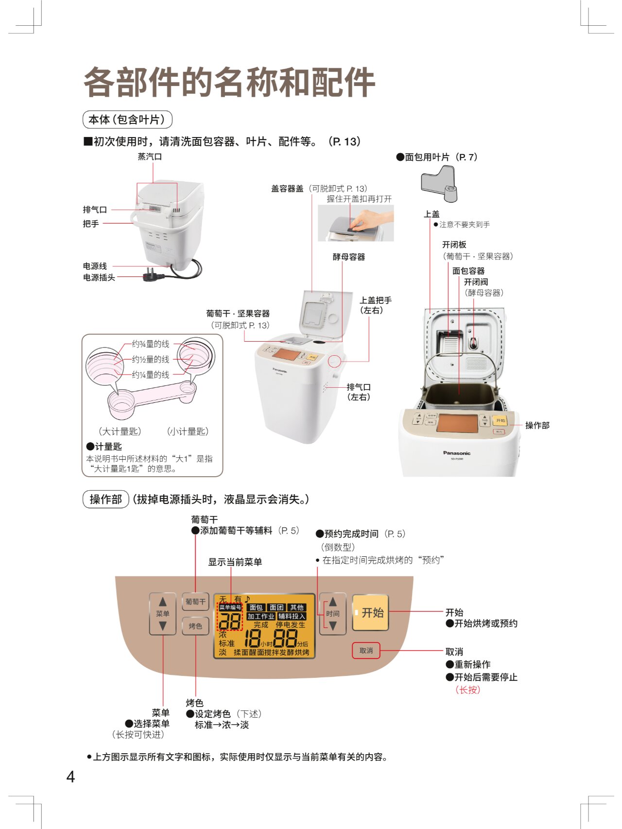 松下panasonic面包机使用教程(完整版)