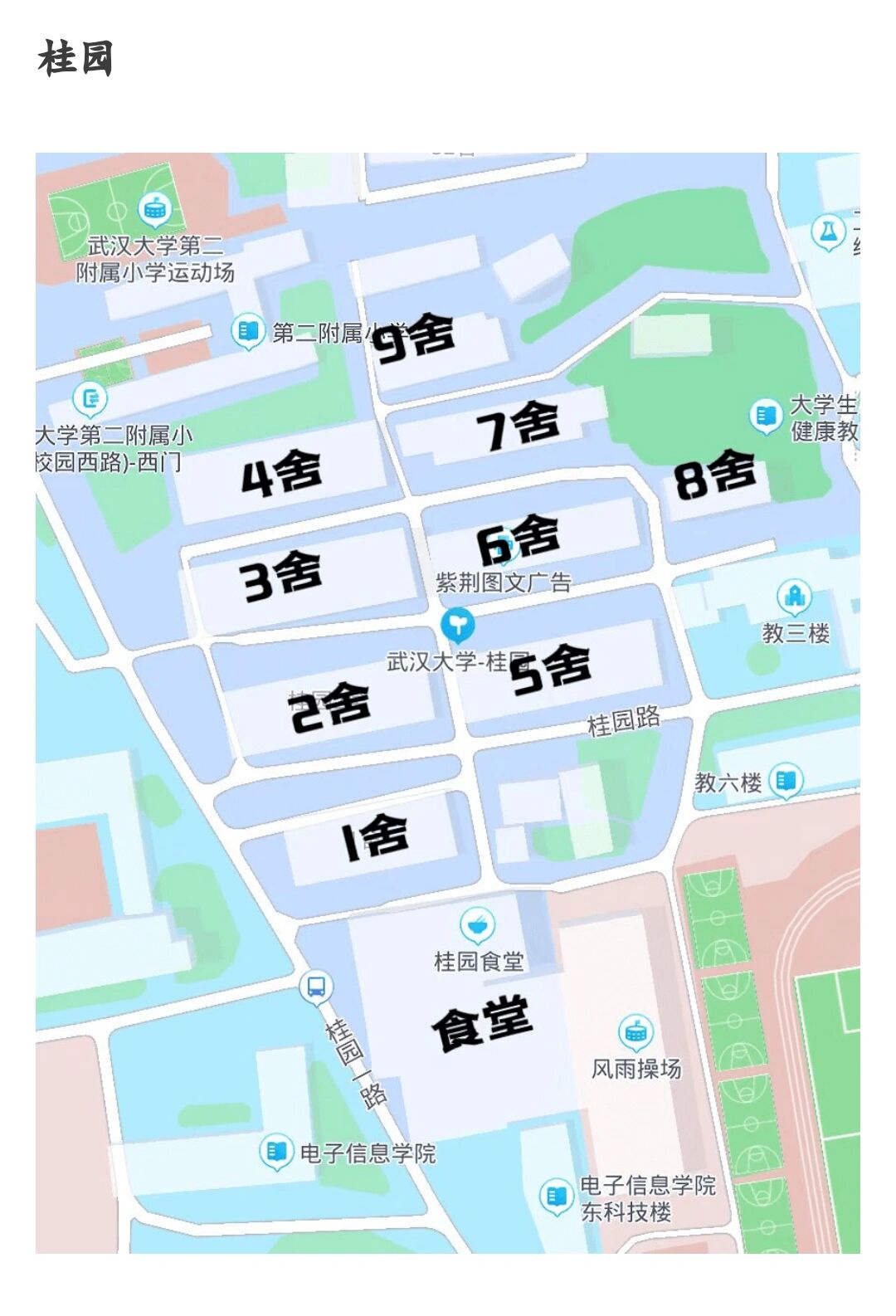 武汉市各大学分布地图图片