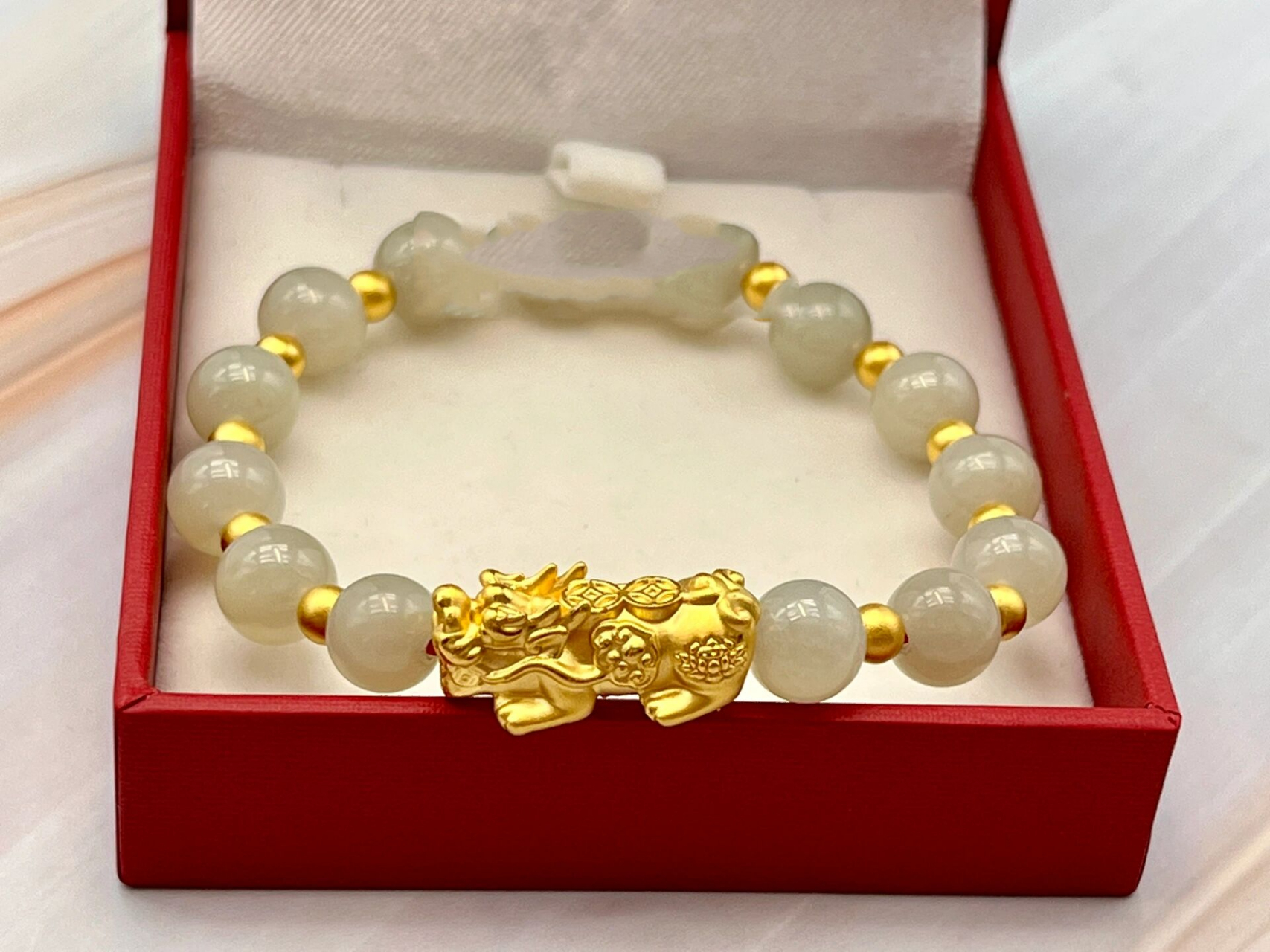 预算80077 送爸爸妈妈的黄金貔貅手串礼物97 在过几天就是爸爸的