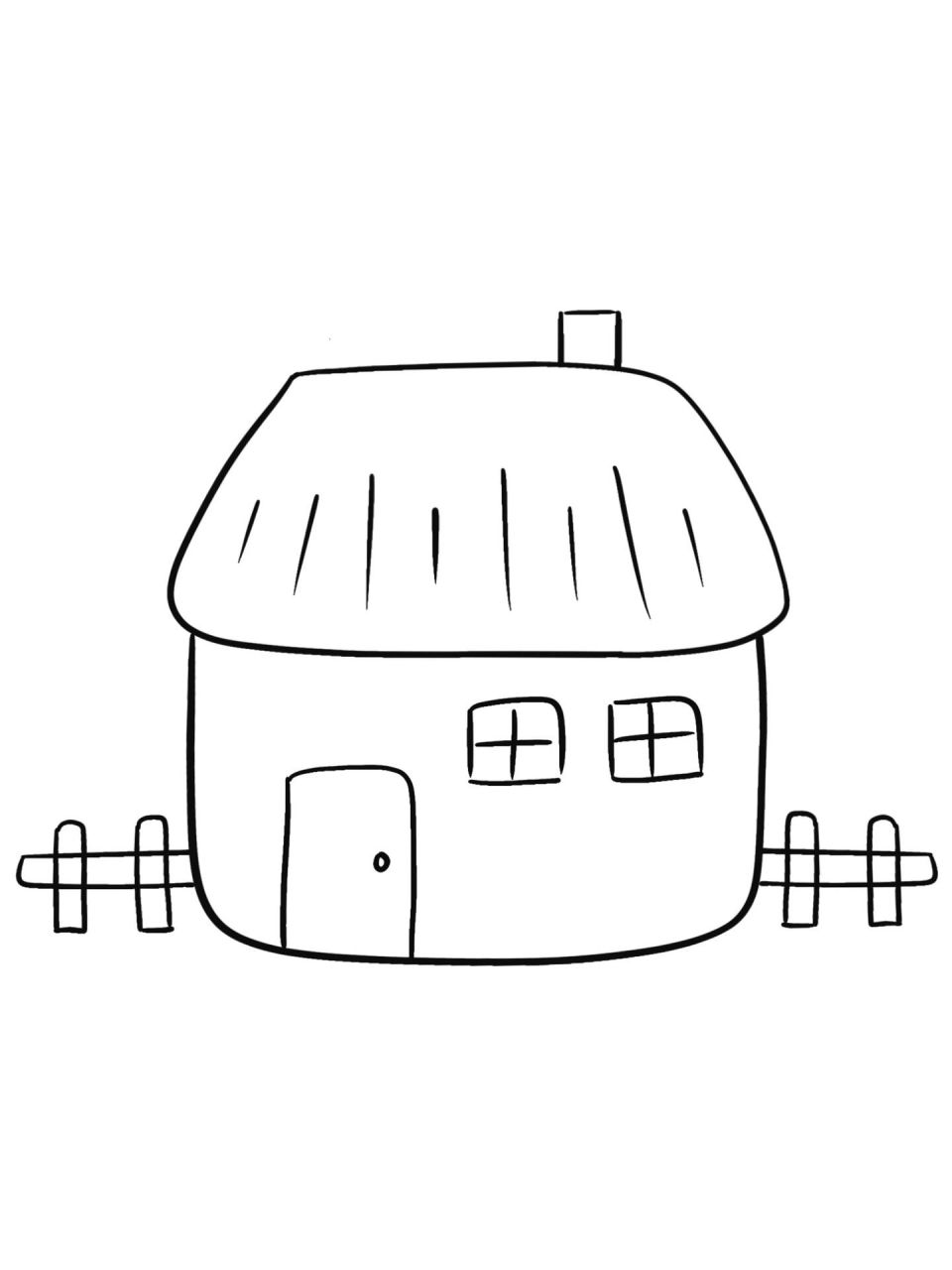房子画法 小房子图片