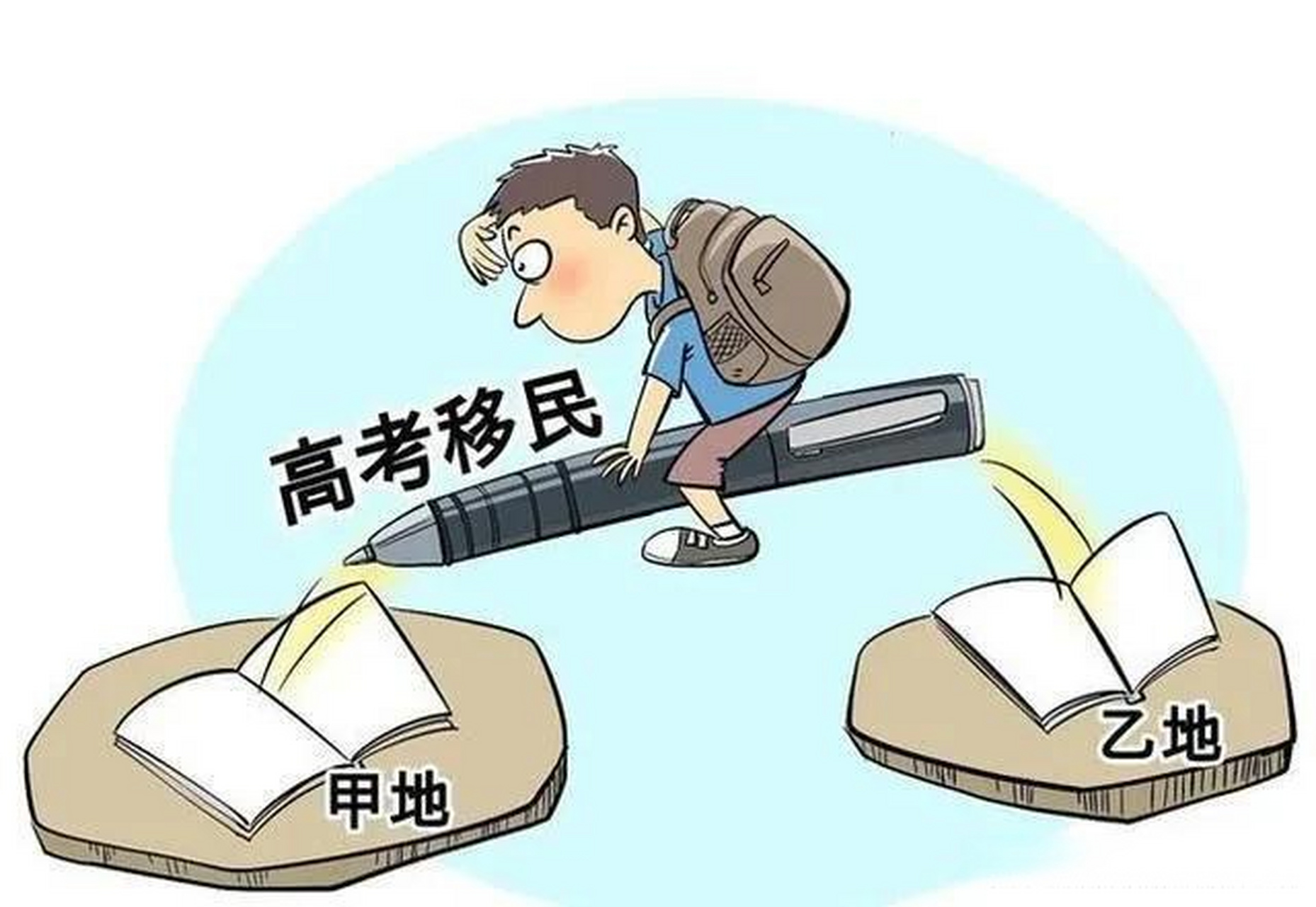 今年的高考"移民",好像比往年来得更早一些.