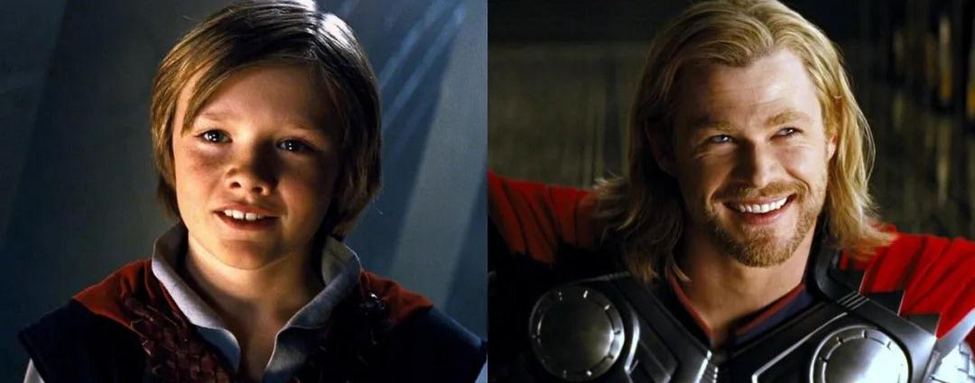 2011年,加拿大童星 dakota goyo(达科塔·高尤)在第一部《雷神》中